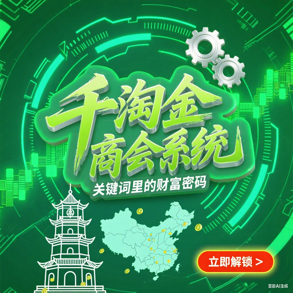 解锁商会数字化新机遇！千淘金关键词里的财富密码​